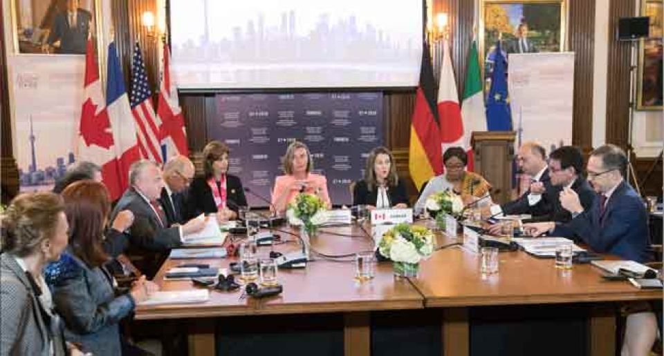Khai mạc Hội nghị Bộ trưởng Ngoại giao và An ninh G7 